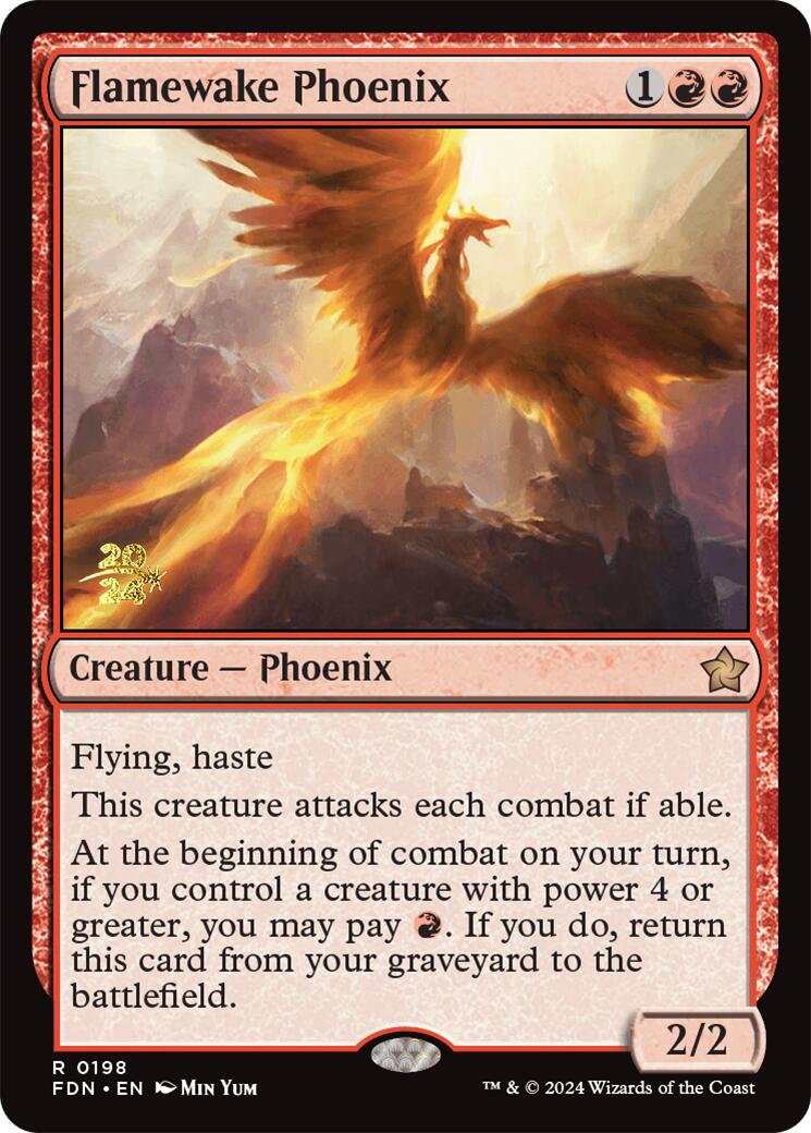 Flamewake Phoenix [Foundations Prerelease Promos] | Mindsight Gaming