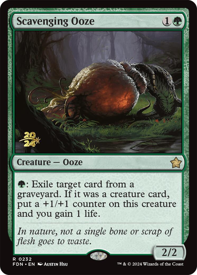 Scavenging Ooze [Foundations Prerelease Promos] | Mindsight Gaming