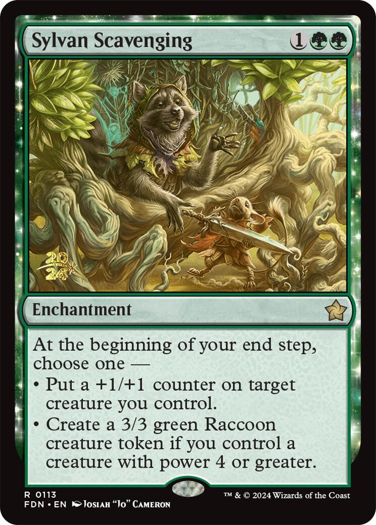 Sylvan Scavenging [Foundations Prerelease Promos] | Mindsight Gaming