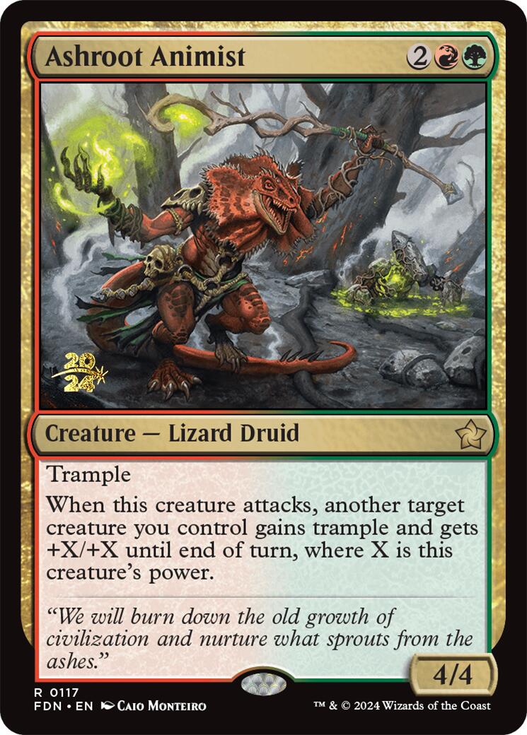 Ashroot Animist [Foundations Prerelease Promos] | Mindsight Gaming