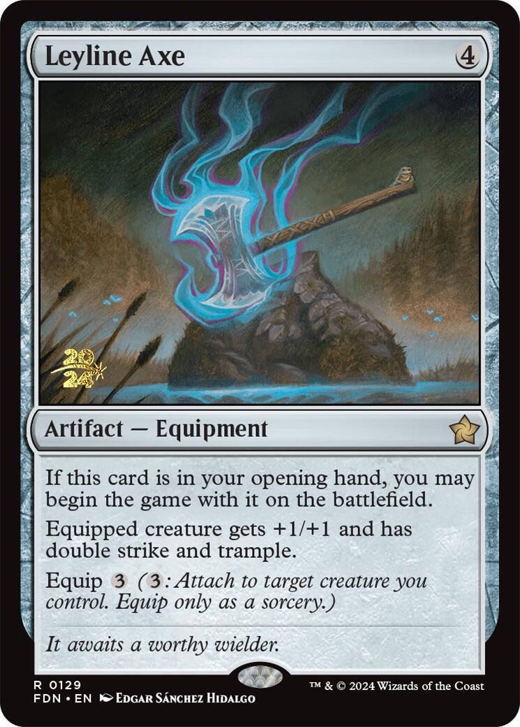 Leyline Axe [Foundations Prerelease Promos] | Mindsight Gaming