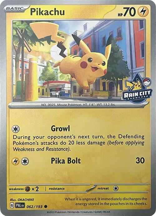 Pikachu (062/193) (Rain City Showcase) [Miscellaneous Cards] | Mindsight Gaming