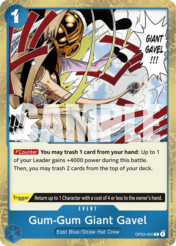 Gum-Gum Giant Gavel (Jolly Roger Foil) [Premium Booster -The Best-] | Mindsight Gaming