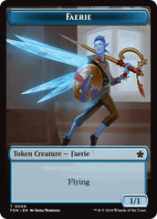 Faerie // Fish Doubled-Sided Token [Foundations Tokens] | Mindsight Gaming