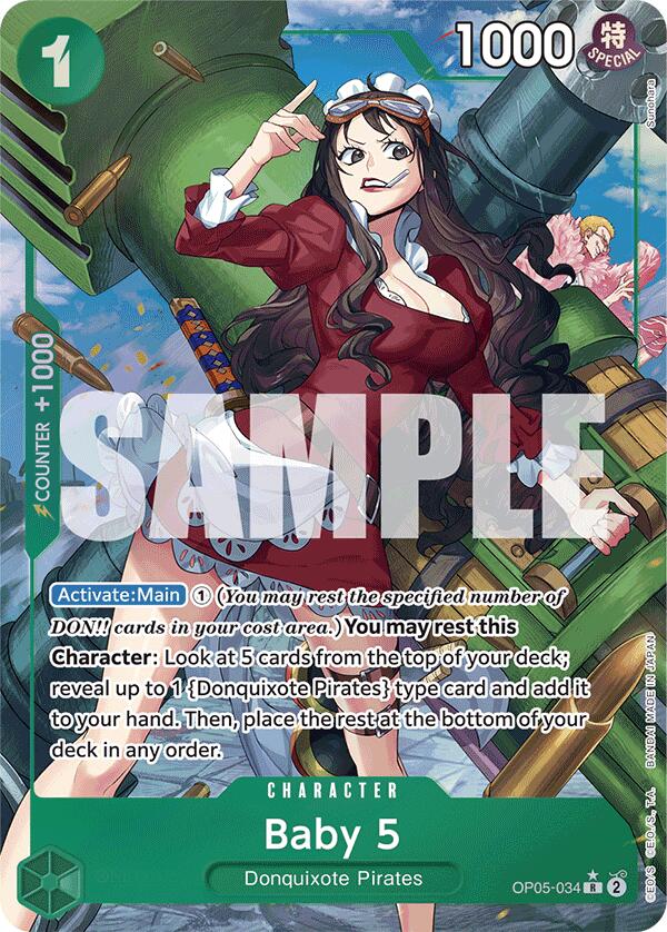 Baby 5 (OP05-034) (Alternate Art) [Premium Booster -The Best-] | Mindsight Gaming