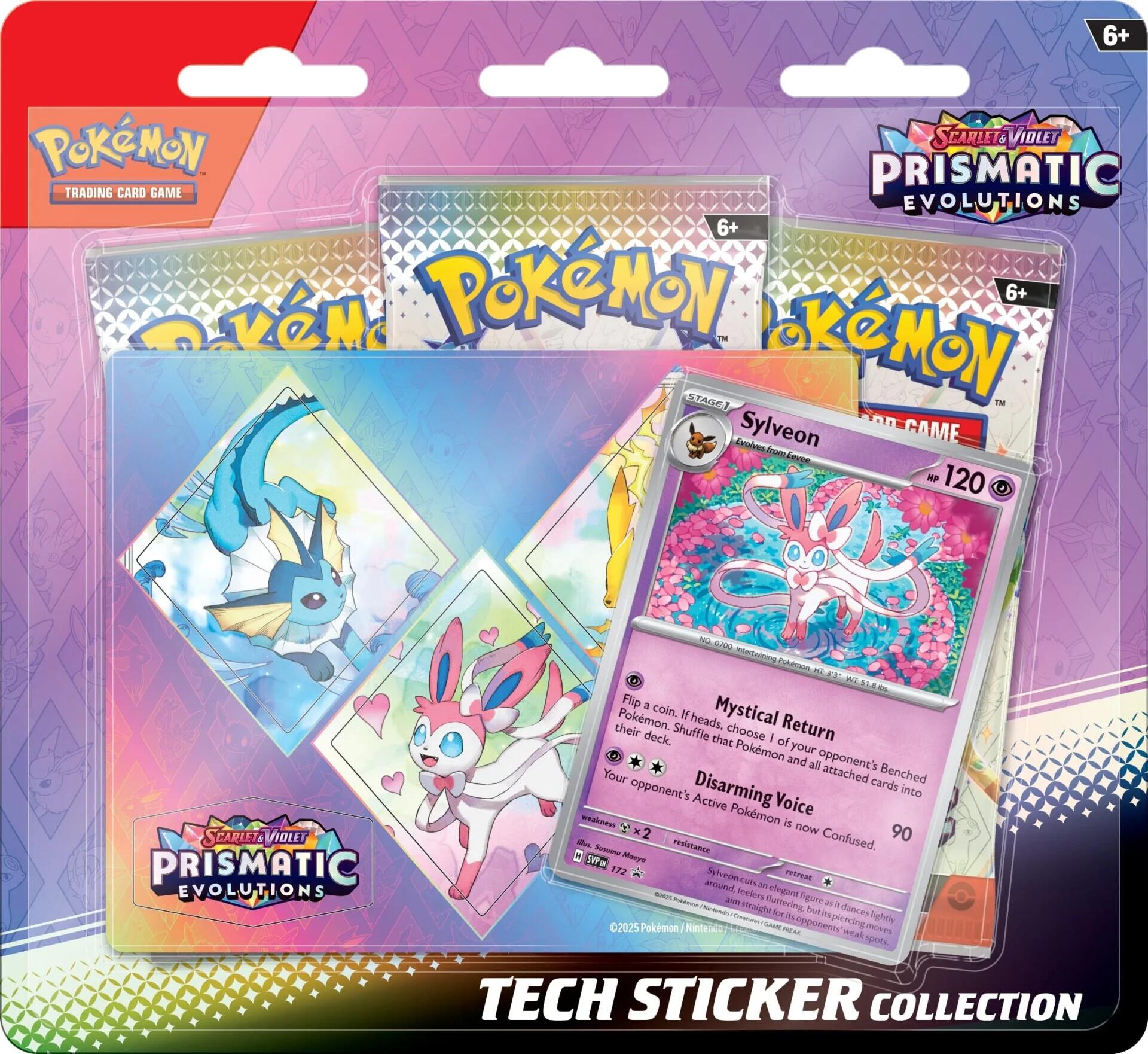 Scarlet & Violet: Prismatic Evolutions Tech Sticker Collection (Sylveon) | Mindsight Gaming