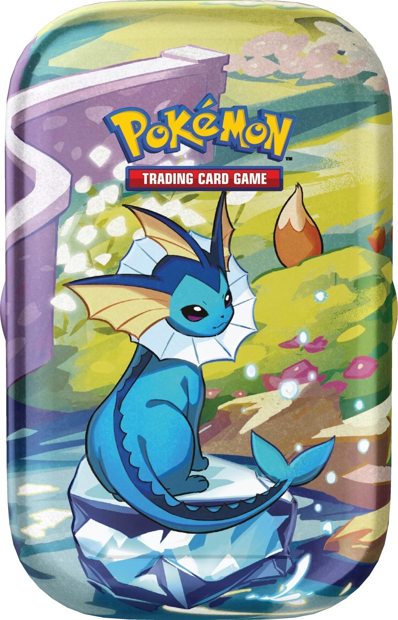 Scarlet & Violet: Prismatic Evolutions Mini Tin (Vaporeon) | Mindsight Gaming