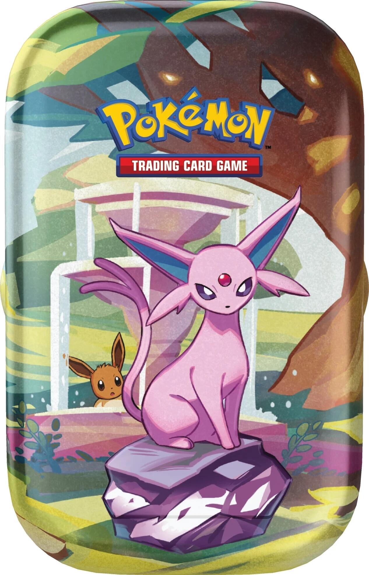 Scarlet & Violet: Prismatic Evolutions Mini Tin (Espeon) | Mindsight Gaming