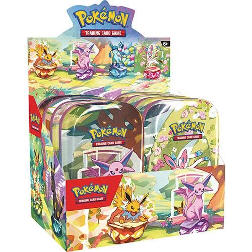 Scarlet & Violet: Prismatic Evolutions Mini Tin Display Case | Mindsight Gaming