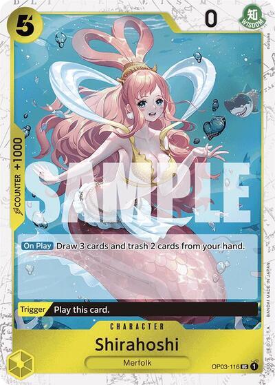 Shirahoshi (OP03-116) (Jolly Roger Foil) [Premium Booster -The Best-] | Mindsight Gaming