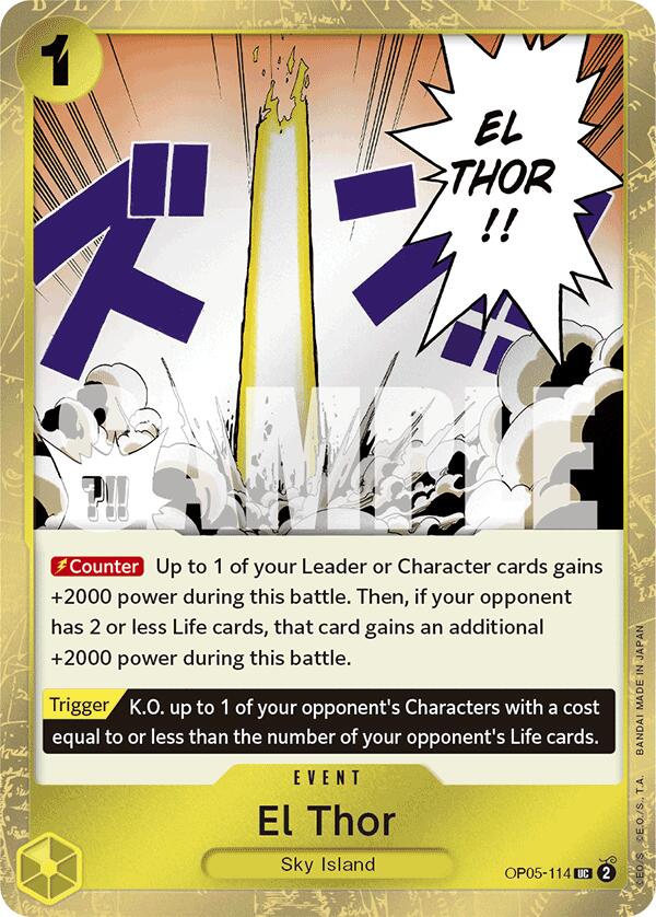 El Thor (Jolly Roger Foil) [Premium Booster -The Best-] | Mindsight Gaming