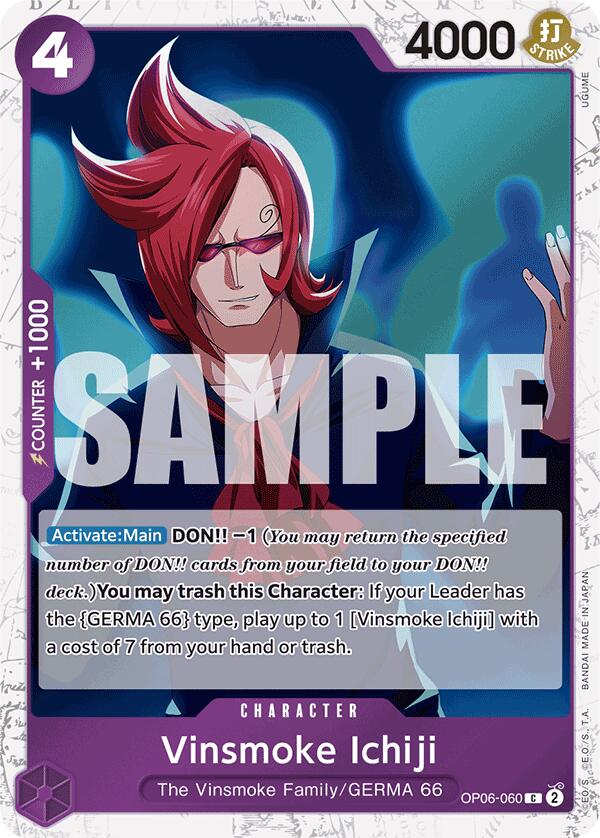 Vinsmoke Ichiji (OP06-060) (Jolly Roger Foil) [Premium Booster -The Best-] | Mindsight Gaming