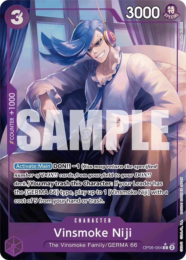 Vinsmoke Niji (OP06-064) (Full Art) [Premium Booster -The Best-] | Mindsight Gaming