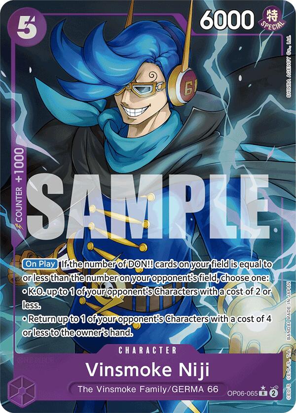 Vinsmoke Niji (OP06-065) (Alternate Art) [Premium Booster -The Best-] | Mindsight Gaming