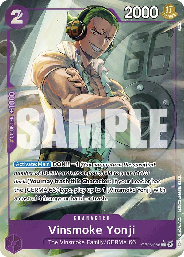 Vinsmoke Yonji (OP06-066) (Full Art) [Premium Booster -The Best-] | Mindsight Gaming