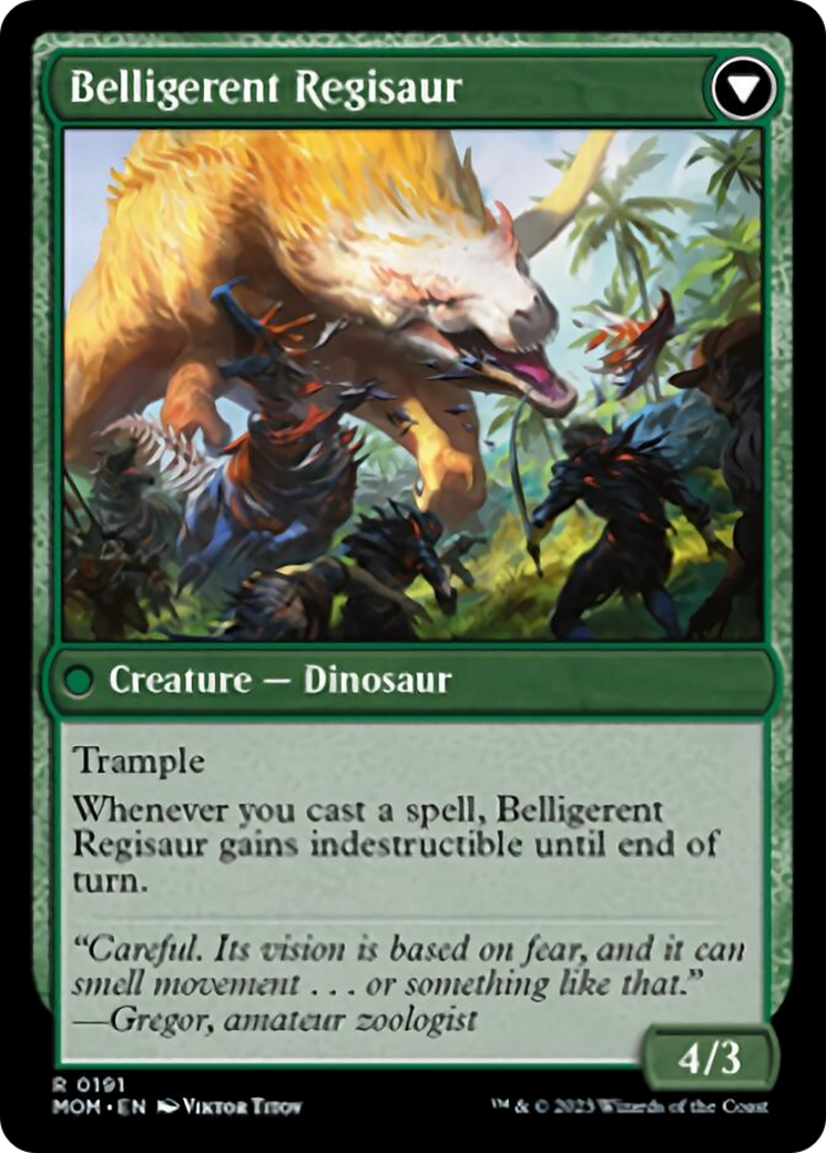 Invasion of Ixalan // Belligerent Regisaur [March of the Machine] | Mindsight Gaming