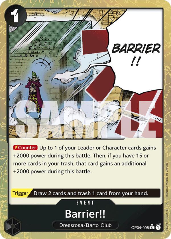 Barrier!! (Textured Foil) [Premium Booster -The Best-] | Mindsight Gaming