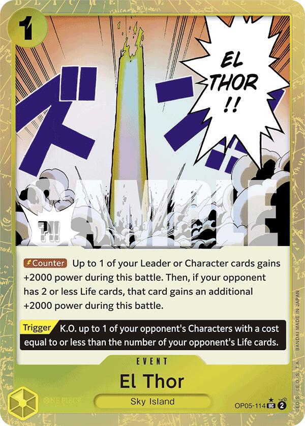 El Thor (Textured Foil) [Premium Booster -The Best-] | Mindsight Gaming