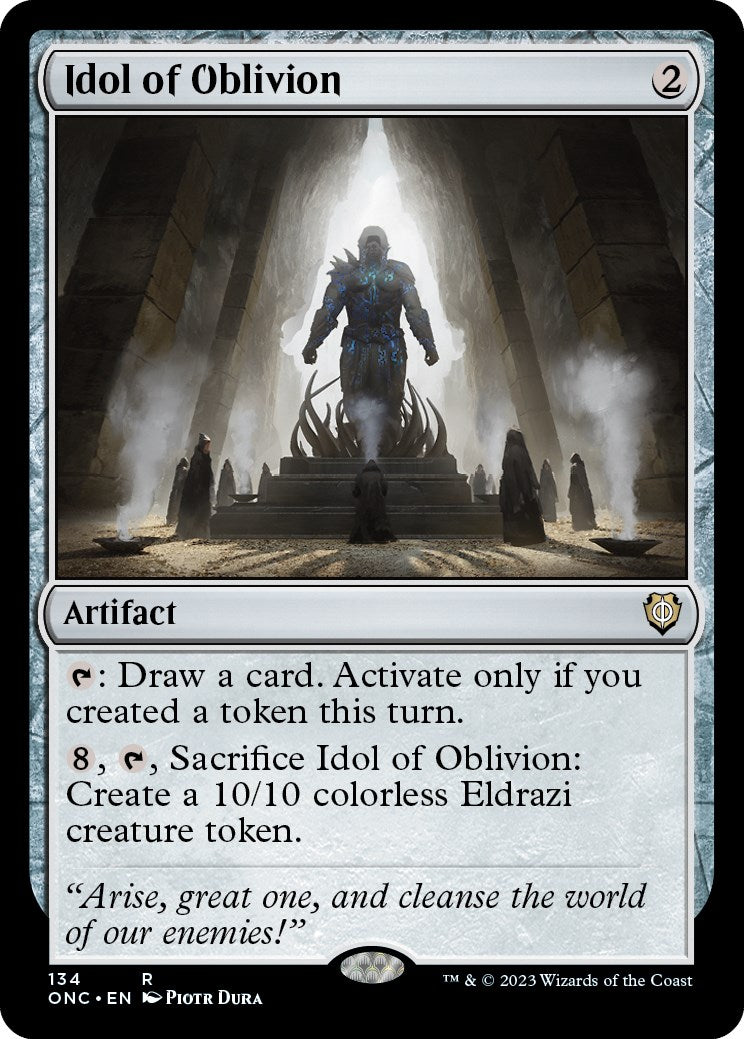 Idol of Oblivion [Phyrexia: All Will Be One Commander] | Mindsight Gaming