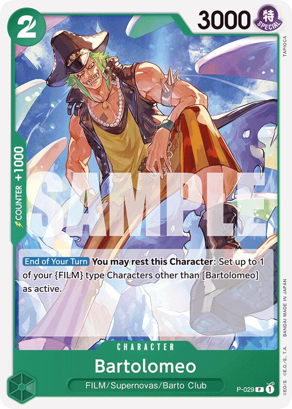 Bartolomeo (P-029) (Reprint) [Premium Booster -The Best-] | Mindsight Gaming