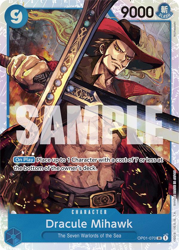 Dracule Mihawk (OP01-070) (Reprint) [Premium Booster -The Best-] | Mindsight Gaming