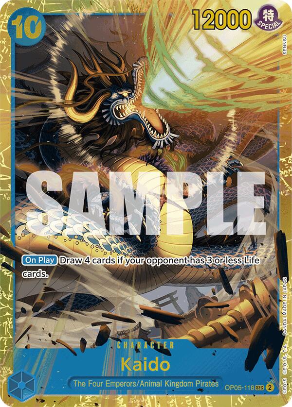 Kaido (OP05-118) (Reprint) [Premium Booster -The Best-] | Mindsight Gaming