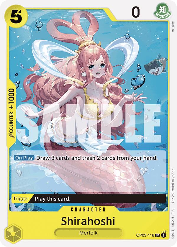 Shirahoshi (OP03-116) (Reprint) [Premium Booster -The Best-] | Mindsight Gaming