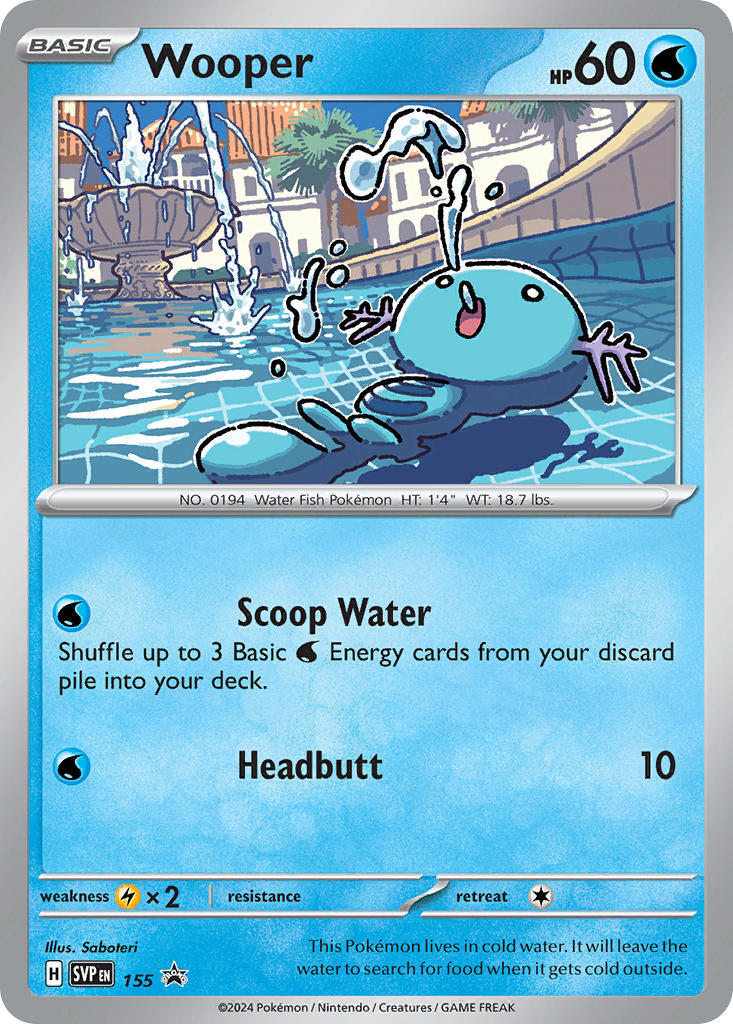 Wooper (155) [Scarlet & Violet: Black Star Promos] | Mindsight Gaming