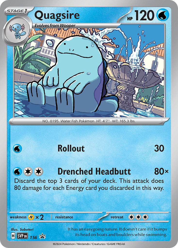 Quagsire (156) [Scarlet & Violet: Black Star Promos] | Mindsight Gaming