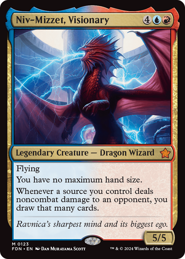 Niv-Mizzet, Visionary [Foundations] | Mindsight Gaming