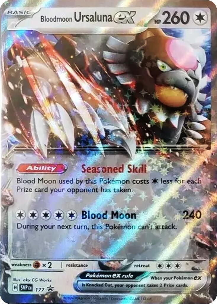 Bloodmoon Ursaluna ex (177) [Scarlet & Violet: Black Star Promos] | Mindsight Gaming