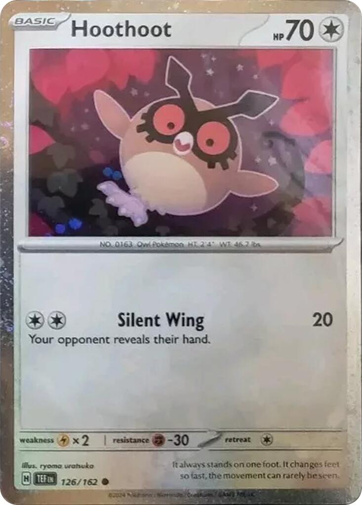 Hoothoot (126/162) (Cosmos Holo) [Scarlet & Violet: Black Star Promos] | Mindsight Gaming