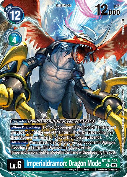 Imperialdramon: Dragon Mode [BT16-028] (Alternate Art) [Special Limited Set] | Mindsight Gaming