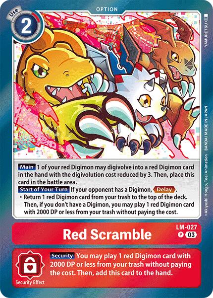 Red Scramble [LM-027] [Special Limited Set] | Mindsight Gaming