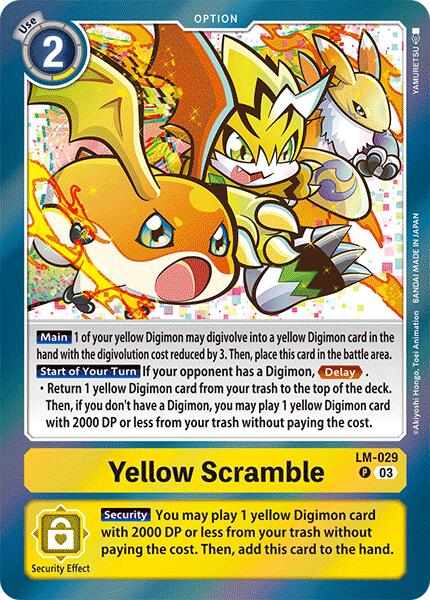 Yellow Scramble [LM-029] [Special Limited Set] | Mindsight Gaming