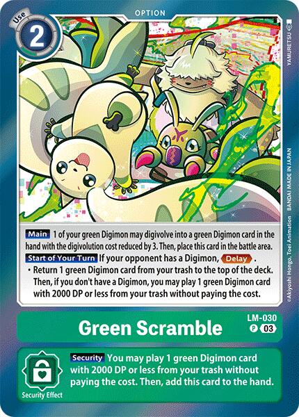 Green Scramble [LM-030] [Special Limited Set] | Mindsight Gaming