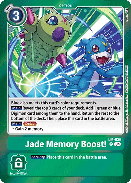 Jade Memory Boost! [LM-036] [Special Limited Set] | Mindsight Gaming