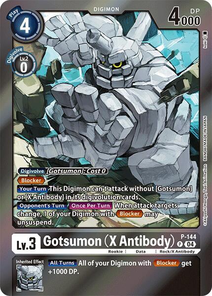 Gotsumon [P-144] (X Antibody) (Reprint) [Special Limited Set] | Mindsight Gaming