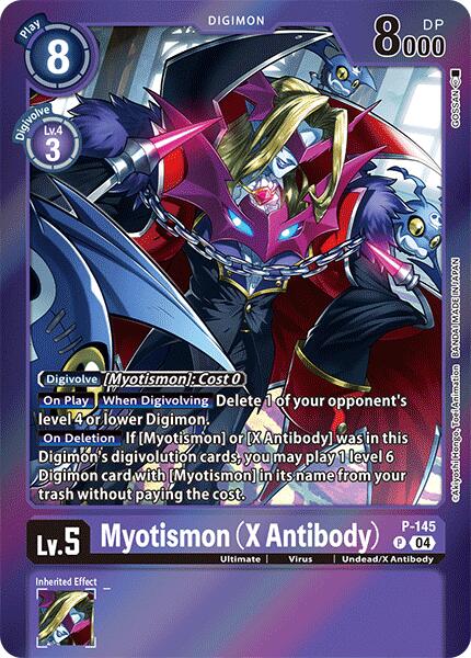 Myotismon [P-145] (X Antibody) (Reprint) [Special Limited Set] | Mindsight Gaming