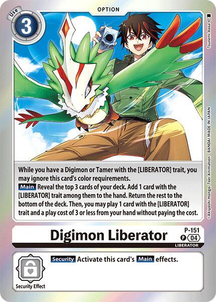 Digimon Liberator [P-151] (Reprint) [Special Limited Set] | Mindsight Gaming