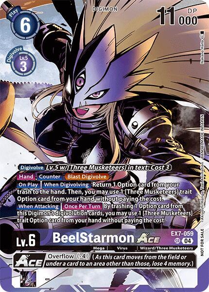 BeelStarmon ACE [EX7-059] (Alternate Art) (Box Topper) [Special Limited Set] | Mindsight Gaming