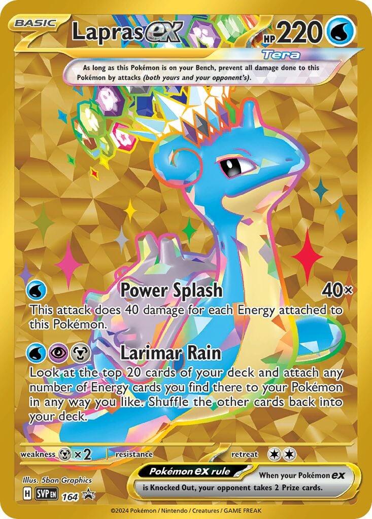 Lapras ex (164) [Scarlet & Violet: Black Star Promos] | Mindsight Gaming