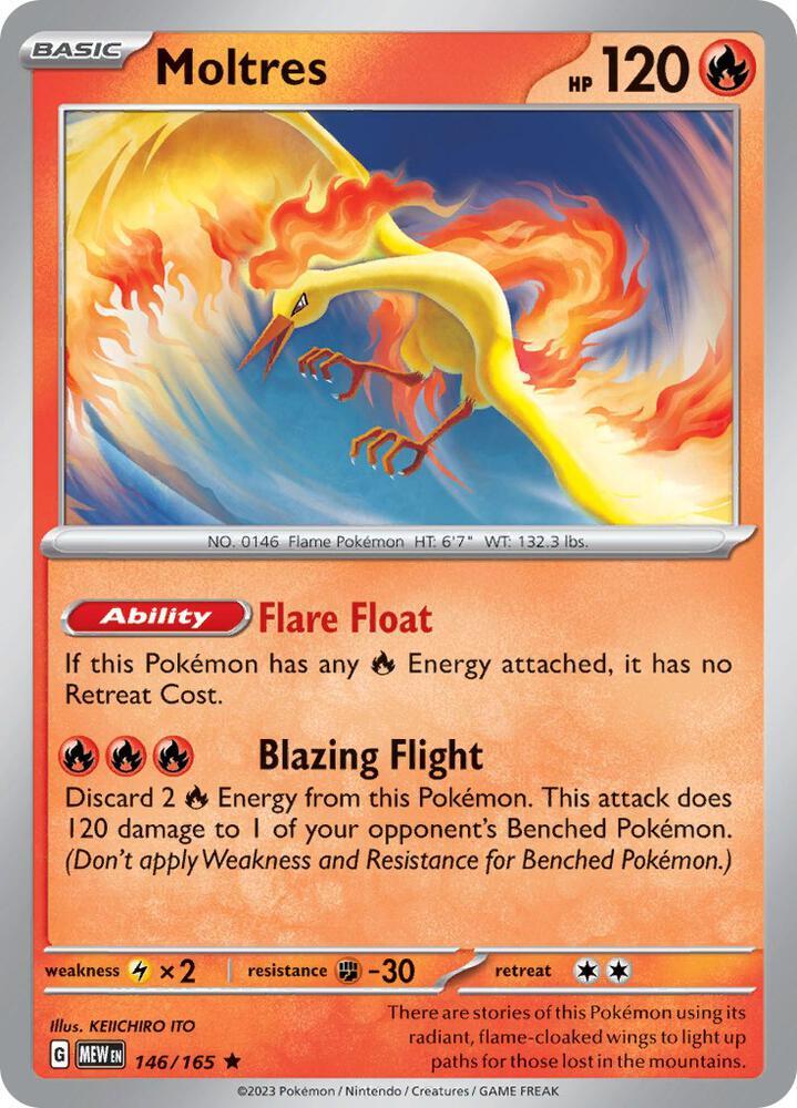 Moltres (146/165 - Deck Exclusives) [Scarlet & Violet 151] | Mindsight Gaming