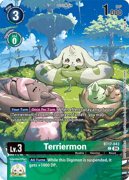 Terriermon [BT17-043] (Legend Pack 2024 Box Topper) [Chain of Liberation] | Mindsight Gaming