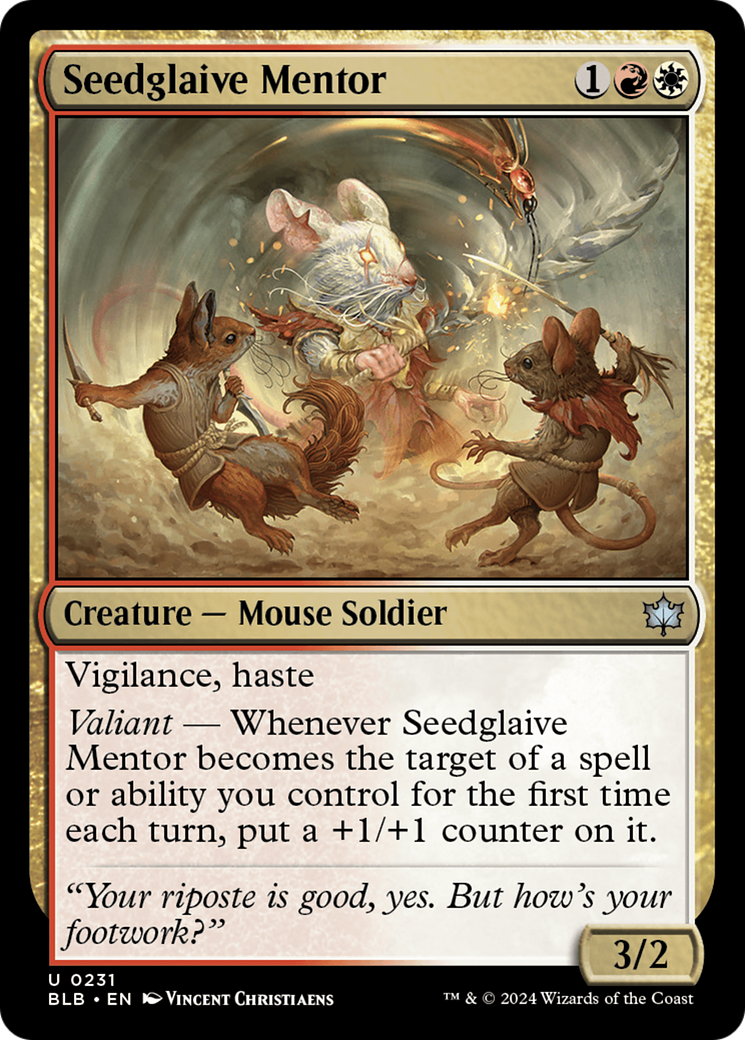 Seedglaive Mentor [Bloomburrow] | Mindsight Gaming