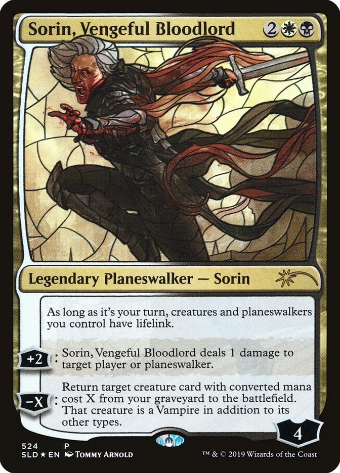 Sorin, Vengeful Bloodlord (Stained Glass) [Secret Lair Drop Promos] | Mindsight Gaming