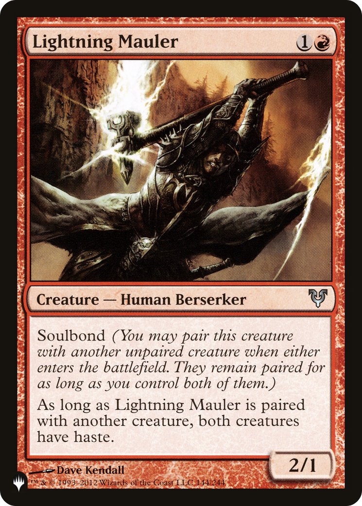 Lightning Mauler [The List Reprints] | Mindsight Gaming