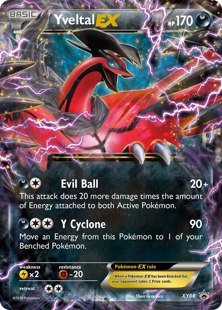 Yveltal EX (XY08) [XY: Black Star Promos] | Mindsight Gaming