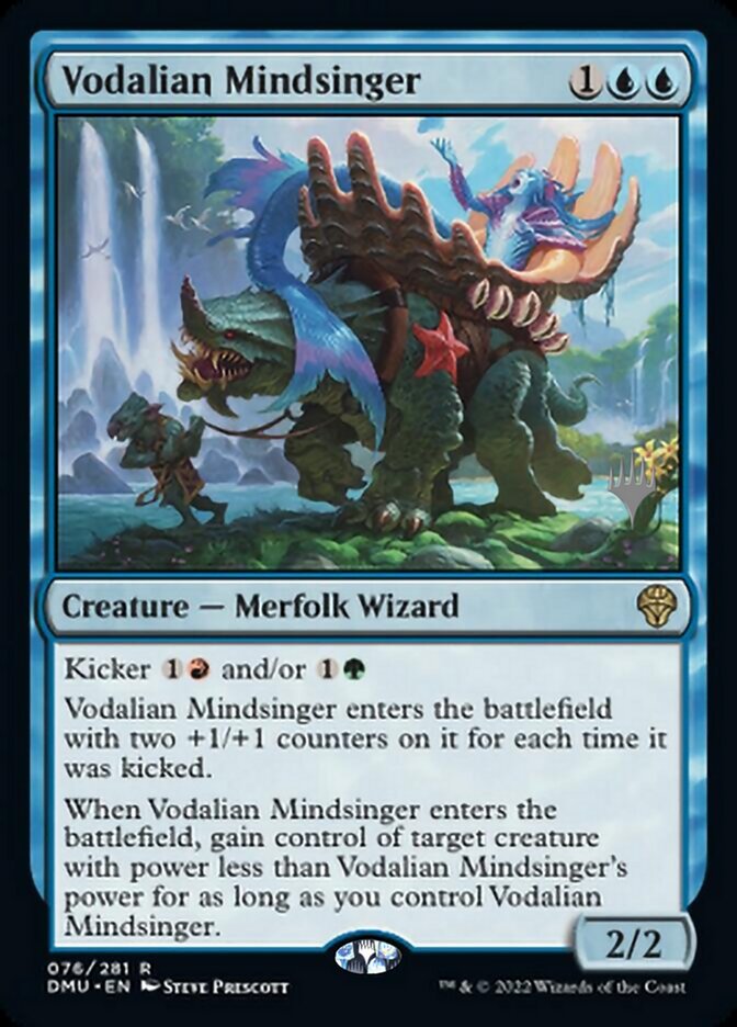 Vodalian Mindsinger (Promo Pack) [Dominaria United Promos] | Mindsight Gaming