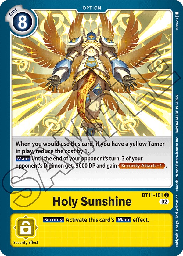 Holy Sunshine [BT11-101] [Dimensional Phase] | Mindsight Gaming